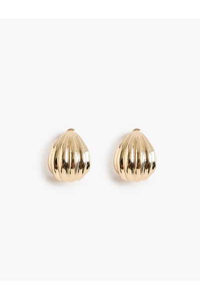 Koton Textured Hoop Earrings
