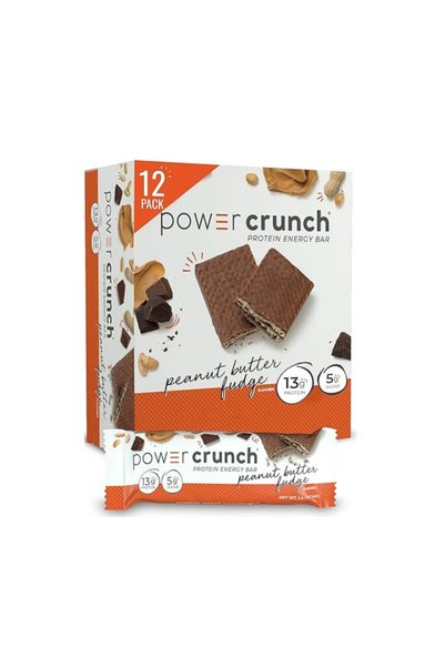 power crunch باكت باور كرانش بروتين بار ويفر بحلوة زبدة الفول السوداني 40 جم ...