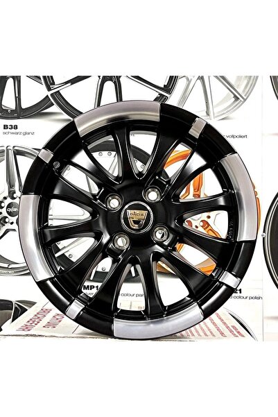 BROCK Set 4 × Jante aliaj Dacia Logan, Sandero, Sandero Stepway, Dokker, Lodg...