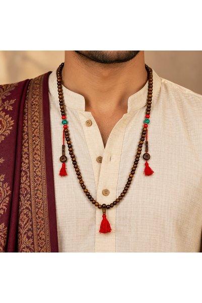 HER ŞEY NOTA www.herseynota.com Ethnic Beaded Tassel Men's Necklace – Long Au...