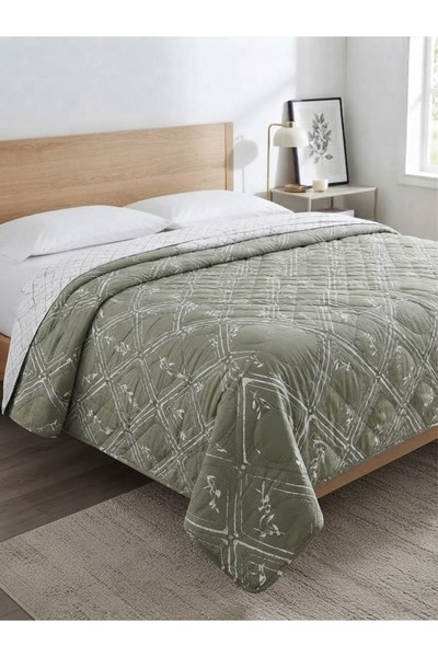 Madame Asel Home Pique Bedspread 100% Cotton Double-Sided Patterned