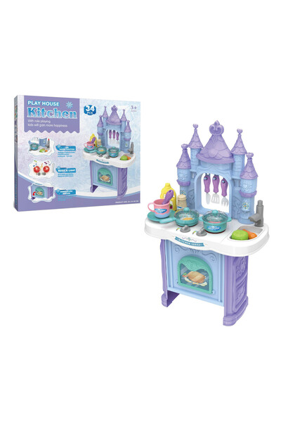 Family Center Princess Castle Kitchen Play Set with Light