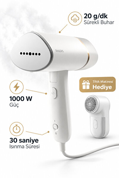 Philips 20 g/dk Sürekli Buhar Buharlı Dikey Ütü STH3020/10 Tiftik Makinesi Hediye (Onerous)