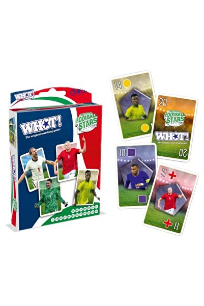 Winning Moves Joc de cărți WHOT! Stele Mondiale ale Fotbalului Multicolor