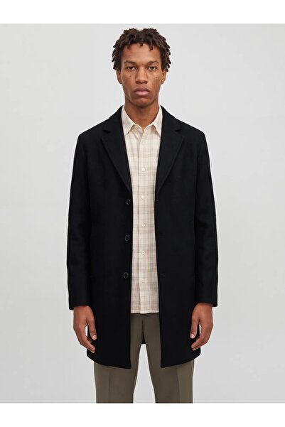 Jack & Jones Erkek Siyah Jjejames Coat Sn Ceket
