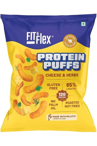 Fit flex فيت آند فليكس بروتين بفيس - بنكهة الجبن والأعشاب |   وجبة خفيفة صحية...