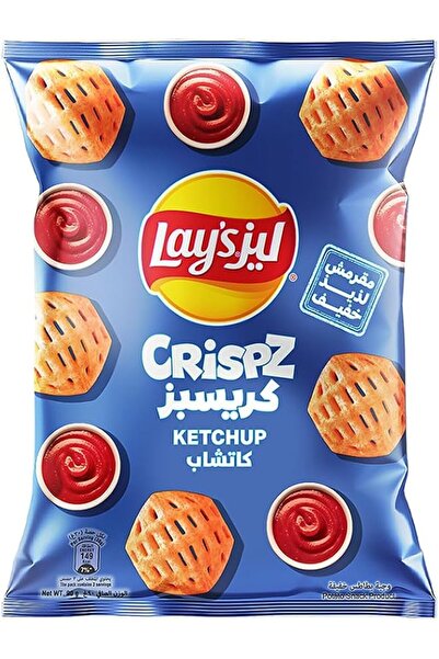Lay's رقائق بطاطس ليز كريبز بنكهة الكاتشب، 90 جرام
