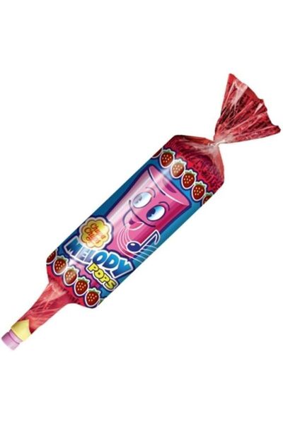 Chupa Chups مصاصات الفراولة بنكهة ميلودي 15 جرام