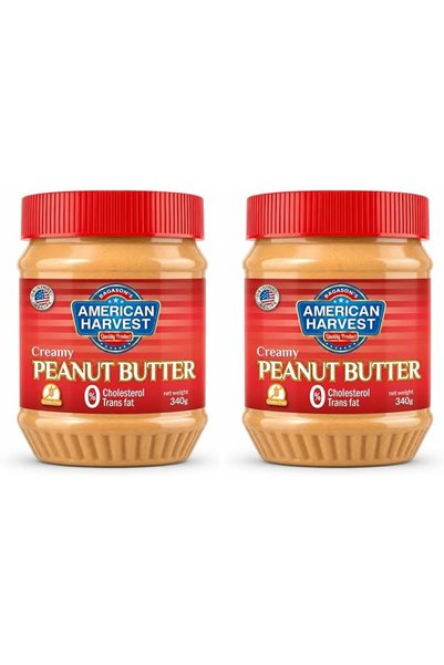 American Harvest زبدة الفول السوداني الكريمية 510 جرام