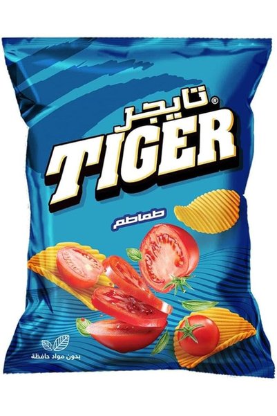 Tiger007 Tiger Tomato Flavor Potato Chips – Jumbo Tangy Snack – Tomato-Season...