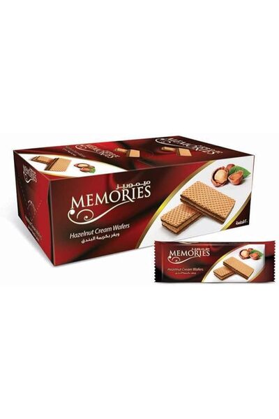 Desert Memories ويفر ميموريز بنكهة البندق، 24 × 25 جرام