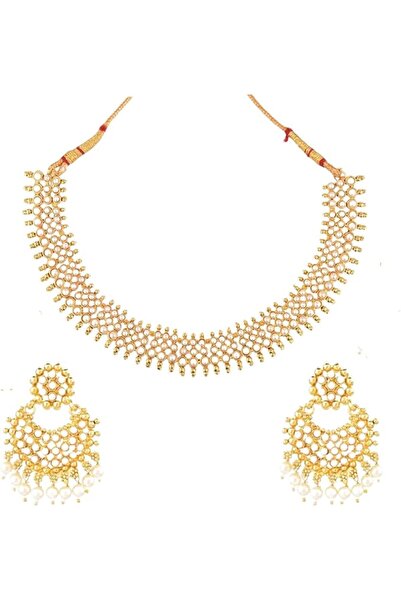 Efulgenz Indian Jewelry Sets for Women Beaded Bollywood Jewelry Faux Pearl Ch...