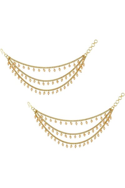 Efulgenz Ear Chains Traditional Jewellery Traditional Traditional Earrings wi...