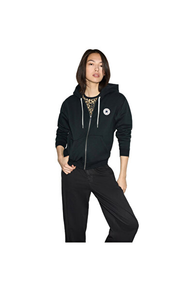 Converse Hanorac Signature cu fermoar integral, Negru, Unisex