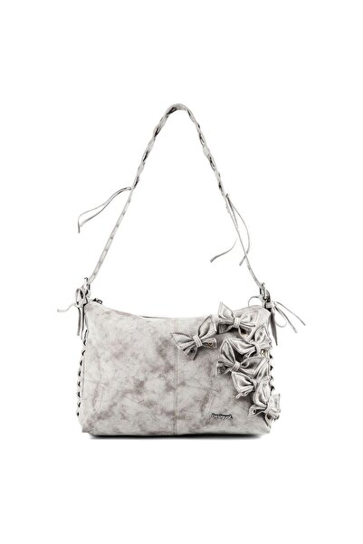 Desigual Nickel Schultertasche 35 cm