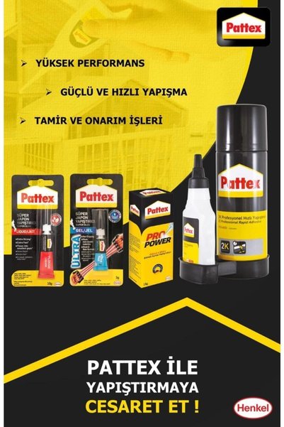 Pattex Ultra Jel Süper Japon Yapıştırıcı 3 gr Blister