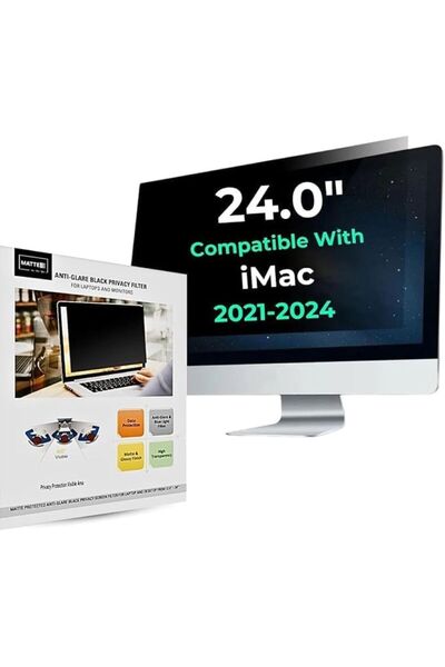 MATTE PROTECTED M-7019 PRO 24.0” Anti-Glare Black Privacy Screen | Edge-to-Ed...