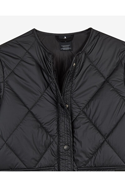 SKECHERS ALL WEATHER Cozy Fit Full Zip Jacket Kadın Siyah Mont S2620034-3817