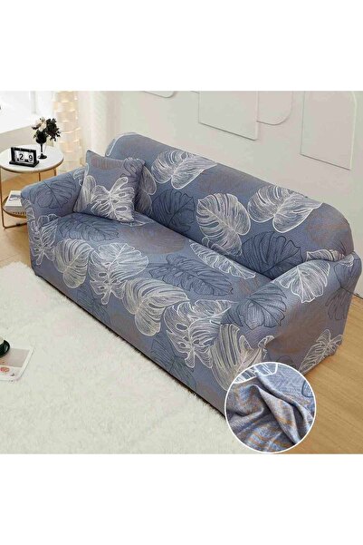 JOJO HOME Husa elastica moderna pentru canapea 3 locuri, spandex / poliester,...