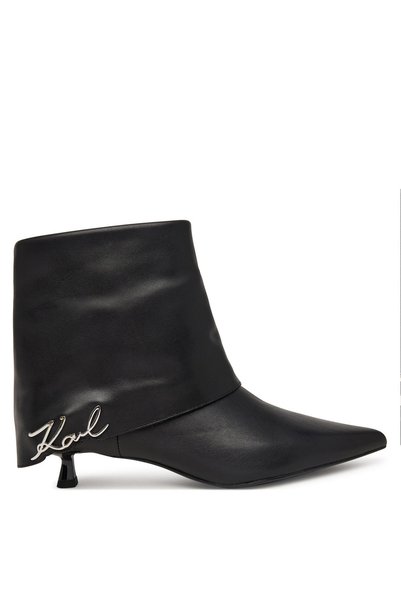 Karl Lagerfeld Siyah Kadın Topuklu Bot KL30141-000