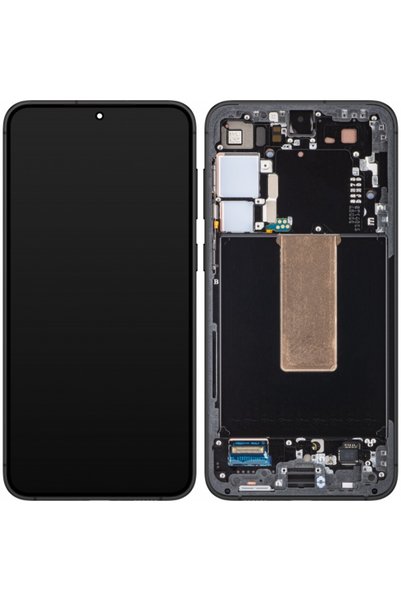 Samsung Οθόνη με οθόνη αφής Galaxy S23+ S916, με πλαίσιο, Γκρι (Γραφίτης), Se...