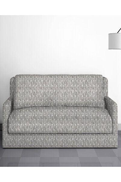 JOJO HOME Husa elastica moderna pentru canapea 2 locuri, poliester / spandex,...