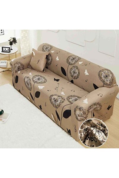 JOJO HOME Husa elastica moderna pentru canapea 3 locuri, spandex / poliester,...