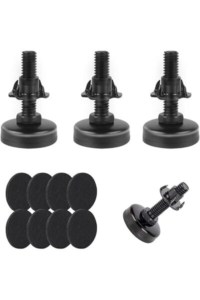 GENERAL 3/8" Thread Furniture Feet Levelers, Adjustable Furniture Feet Screw ...