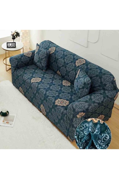JOJO HOME Husa elastica moderna pentru canapea 3 locuri, spandex / poliester,...