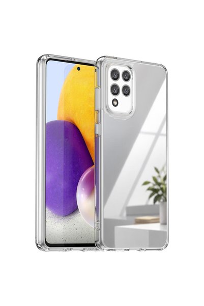 Microsonic Samsung Galaxy A22 Case Acrylic Mirror Transparent