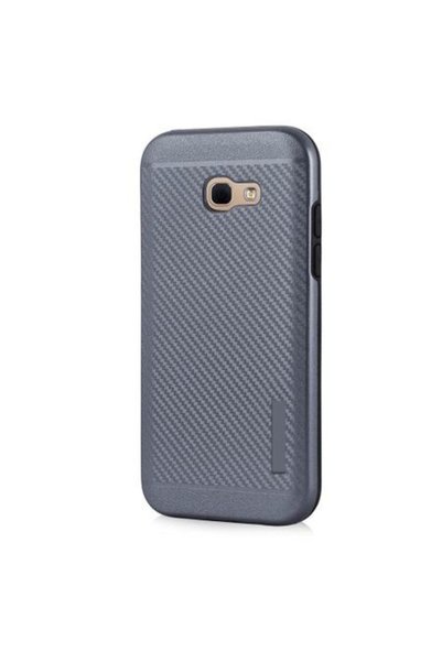 Gema Mixt Husa telefon Puky Carbon cu placuta metalica incorporata pentru Sam...