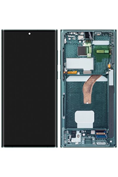 Samsung Οθόνη με οθόνη αφής Galaxy S22 Ultra 5G S908, με πλαίσιο, Πράσινο, Se...