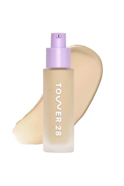 Tower 28 Beauty Swipe Serum Foundation 30ml – 1.5O Blythe Non-Acnegenic Mediu...