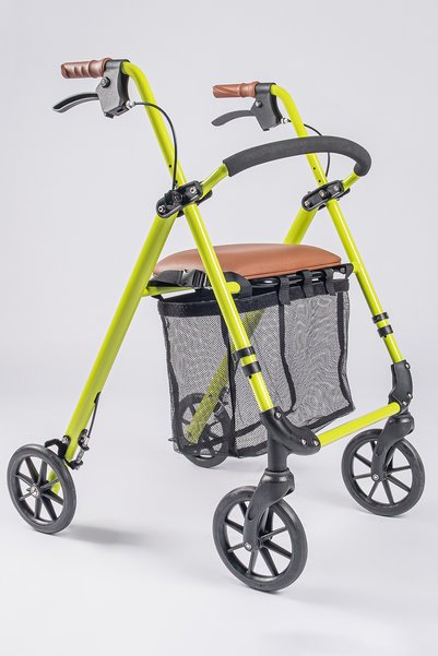 TAYA MED Hellium Yeşil Alüminyum Rollator Yürüteç