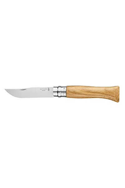 Opinel Pocket knife N°09, stainless steel, 9cm, "Tradition Luxe", Oak -