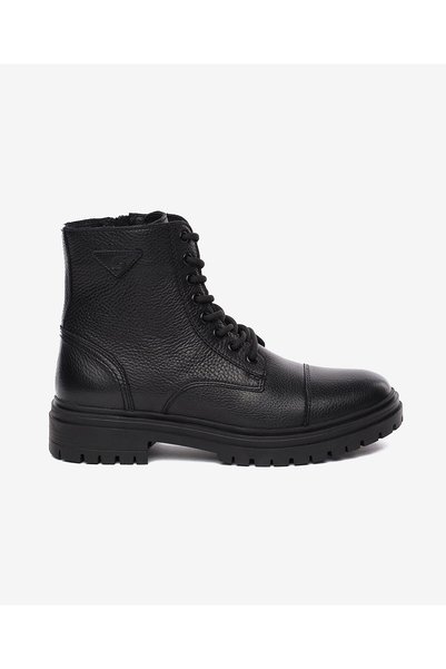 Greyder Erkek Siyah Hakiki Deri Military Bot 6K1UB15070
