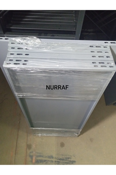 nur raf 5 ADET 0.7 mm 43X93 GRİ ÇELİK RAF 40 ADET SOMON CIVATA