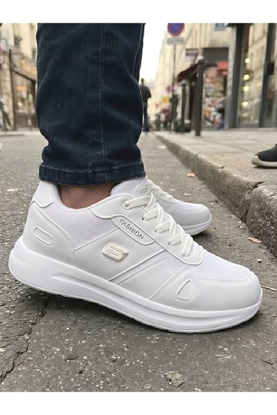 Genel Markalar Erkek Kalın Taban Günlük Sneaker Spor Ayakkabı Rahat Hafif Yür...