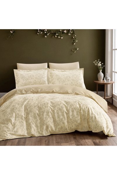 Pazar Home Bedding كيس لحاف بازار هوم ليا قطني مشجر نفرين 6 قطع 260 × 240 سم.