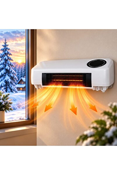 Infiniteea ™   Convector electric digital de perete, 2000W, 2 trepte de puter...