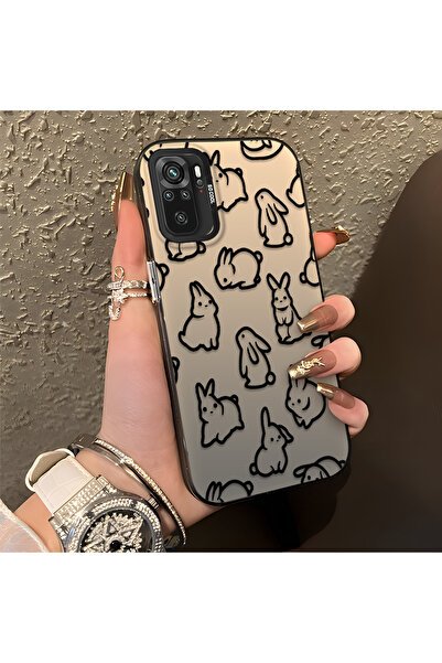 CHICASELUX حافظة Redmi Note 10 4G/Note 10S المتوافقة مع الأطفال بتصميم أرنب ل...