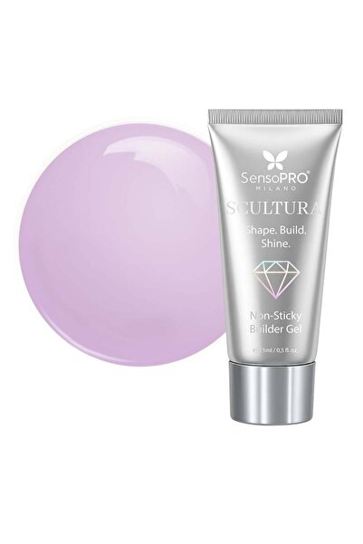 SensoPRO Milano Polygel SCULTURA Non-lipicios - Liliac Lăptos, 15ml
