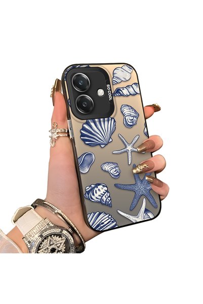 Hontinga Oppo A3 4g Compatible Silicone Edge Hard Back Case Shell Patterned C...
