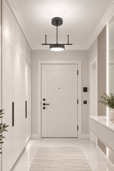 Fer Avize Çello Led Tekli Avize Modern Tasarım Enerji Tasarruflu 3 Renk Işık ...