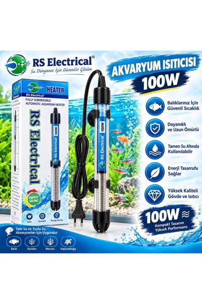 Genel Markalar RS 100W AKVARYUM CAM ISITICI