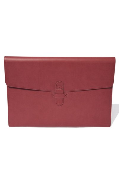 Origin Husă tip plic compatibilă cu Macbook 16, din PU biogreen, magenta