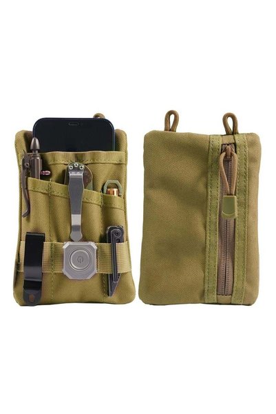 Arabest Durable EDC Belt Tool Pouch Holster,Multi-Pocket Organizer with Shoul...