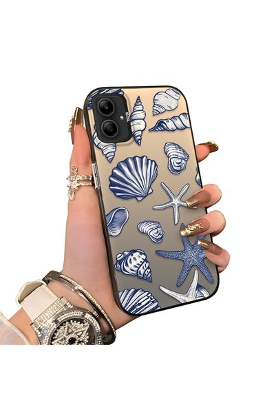 Hontinga Samsung Galaxy A05 Compatible Silicone Edge Hard Back Case Shell Pat...