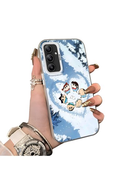 Hontinga For Samsung Galaxy A34 Compatible Silicone Edge Hard Back Case Anime...