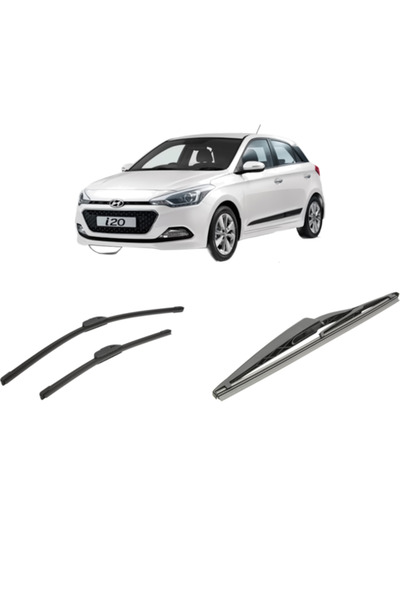 Bosch Set de 3 ștergătoare HYUNDAI i20 II Coupe (GB) 2015-2021, parbriz și lu...